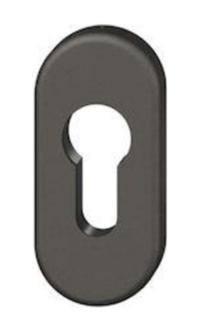 FSB Schlüsselrosette 17 1757, verdeckt verschraubt, Aluminium