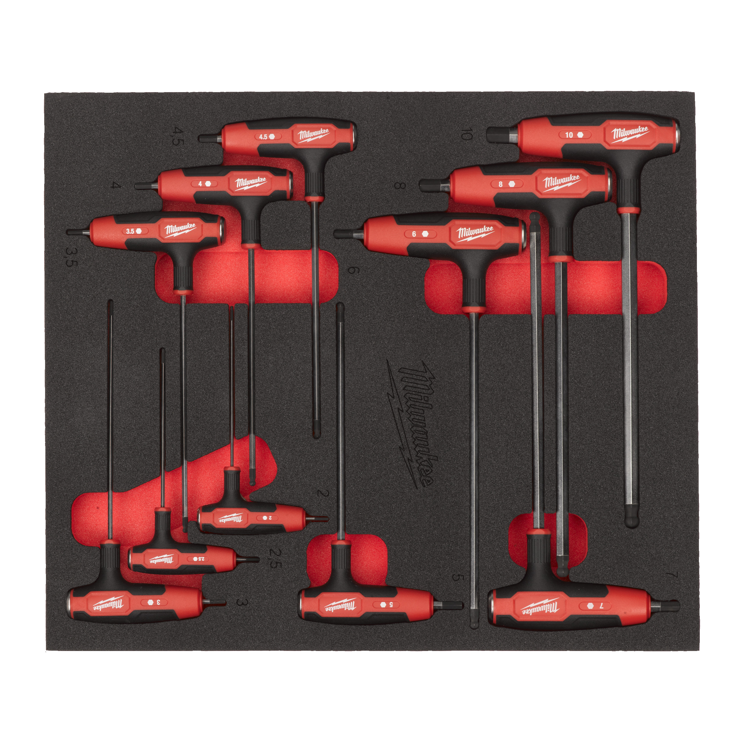 werkzeugsatz, schraubendreher-set, roter griffe, philips-schraubendreher, metrische größen