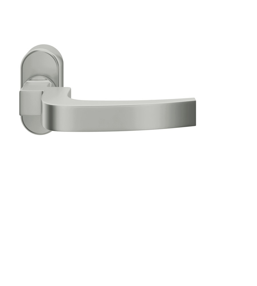 FSB FH Drücker-Halbgarnitur ohne Schlüsselrosette 06 1163, oval, VK 9 mm, Aluminium