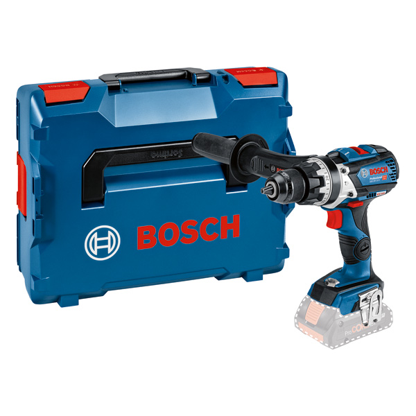 Bosch Akku-Schlagbohrschrauber GSB 18V-110 C mit Zusatzhandgriff, L-BOXX