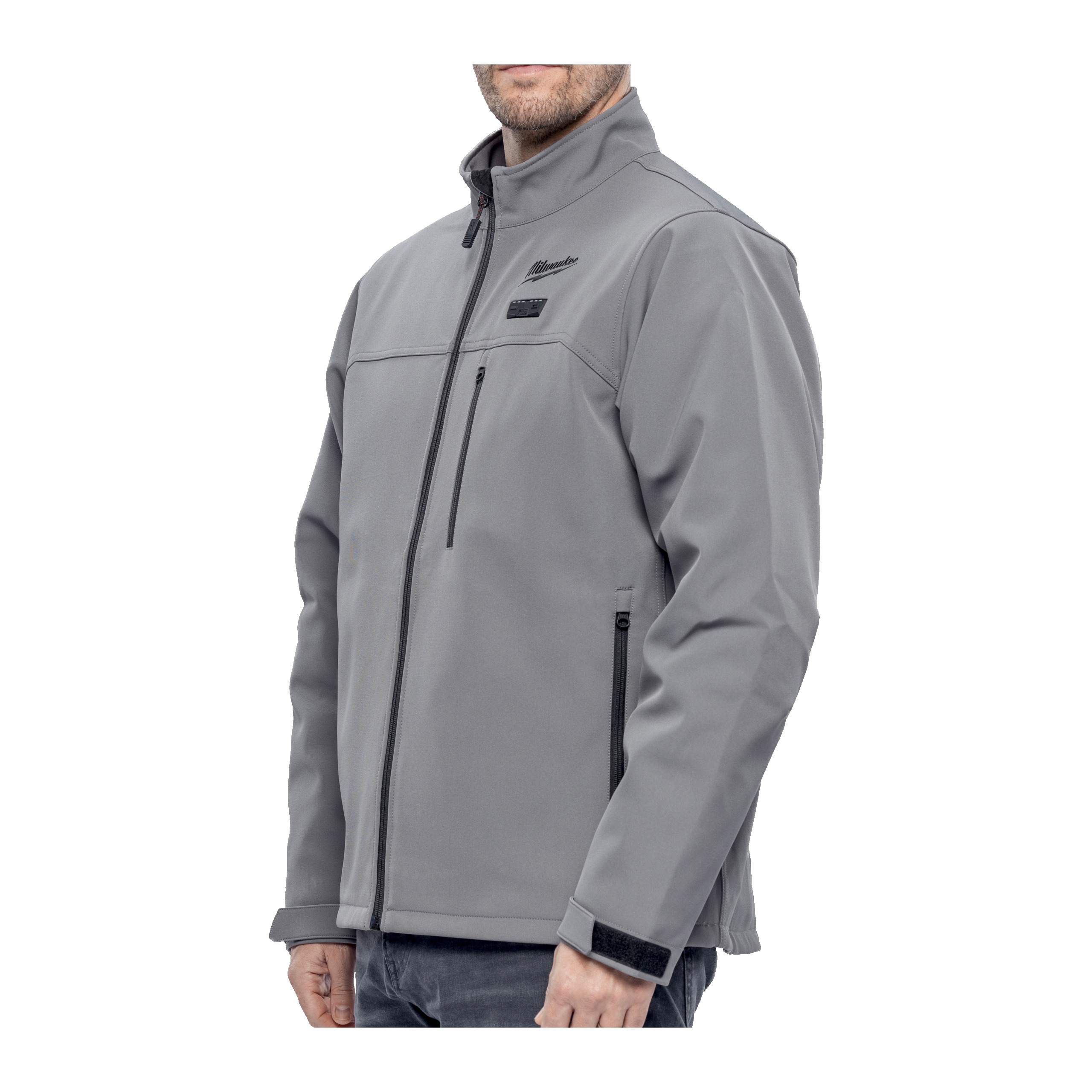 Milwaukee Akku-Heiz-Jacke 12 V Herren grau, ohne Akku u. Ladegerät M12 HJGR6-0 (XXXL)
