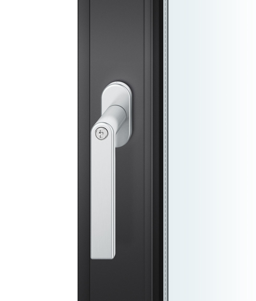 Türgriff, Fenstergriff, Schwarzrahmen, Metallgriff, Türfront