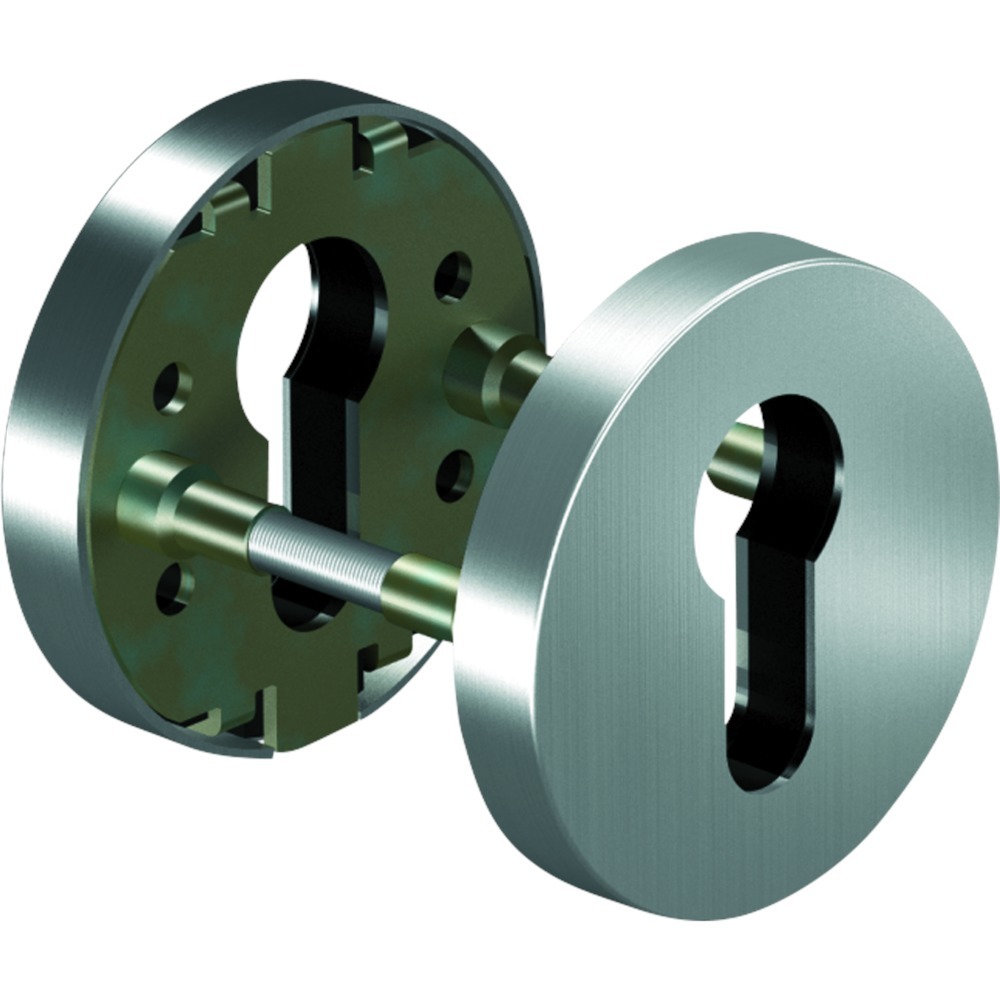 OGRO Schlüsselrosette 6612, Edelstahl