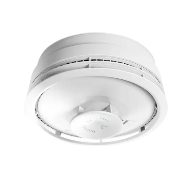 Rauchmelder, Sensor, Rund, Weiss, Ventilator