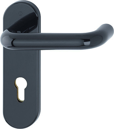 HOPPE FH AP Drückergarnitur Paris mit Kurzschild FS-K138/353K, Kunststoff