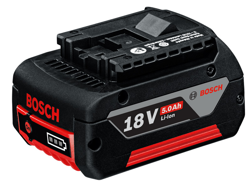 Bosch Einschubakkupack 18 Volt Heavy Duty (HD), 5.0 Ah Li-Ion, GBA M-C