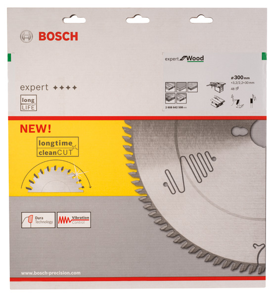 Bosch Kreissägeblatt Expert for Wood, 350 x 30 x 3,5 mm, 30