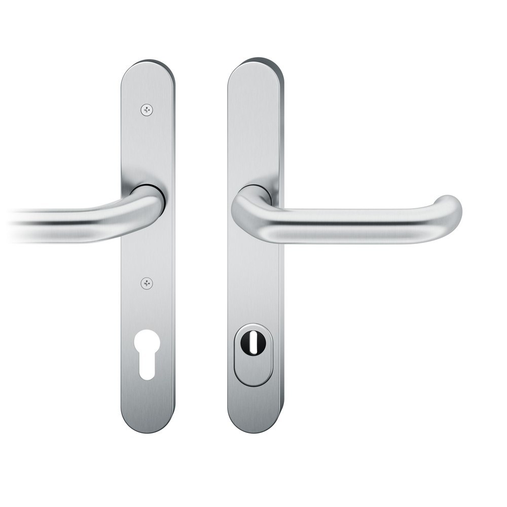 FSB FH Schutz-Drückergarnitur mit Langschild 73 7531, ES 1, Klasse 4, VK 9, Edelstahl