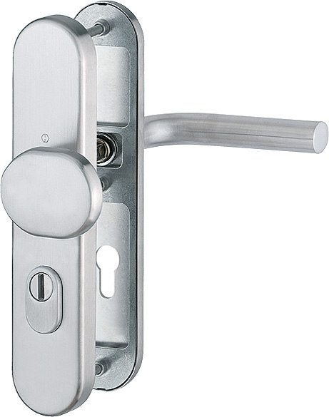 HOPPE Sicherheits-Wechselgarnitur Bonn FS-E86G/3332ZA/3310/150F,LS ov.,15mm,ES1,ZA/PZ 72/9,F69,TS 42-47