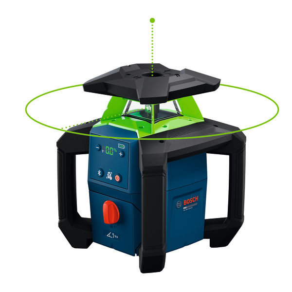 Produktbild, Laserlinienniveau, Batclip-Gerät, Laserwasserwaage, Rotationslinie, Konstruktionstool