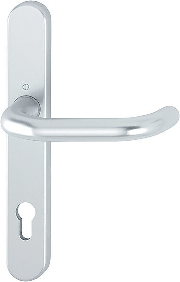 HOPPE Drücker-Halbgarnitur Paris mit Schmalschild RD-138GF/3357SN, Aluminium