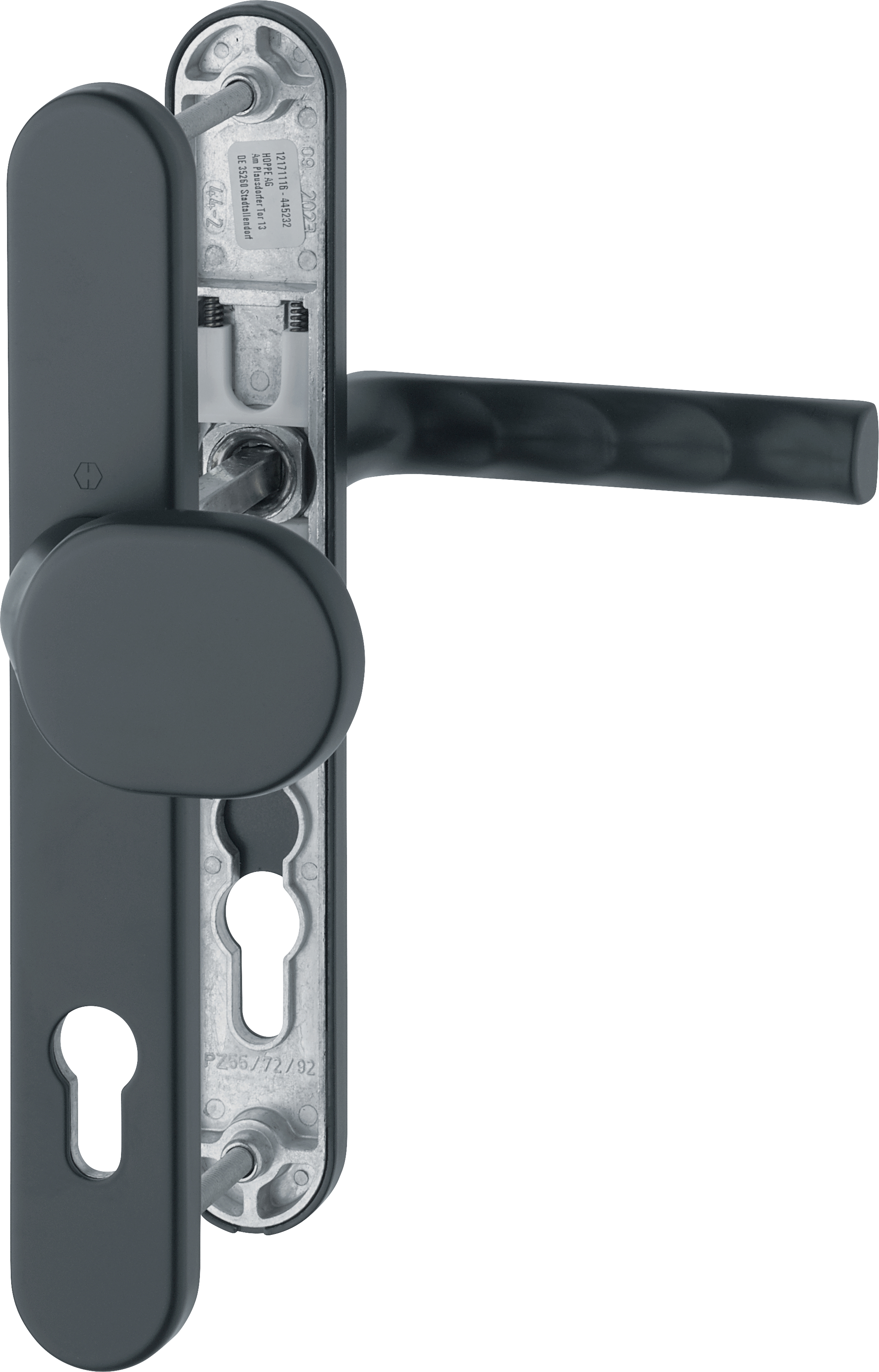 HOPPE Wechselgarnitur 86G/3357N/1700FA,LS ov.,PZ92/8,TS 72-82,F9714M