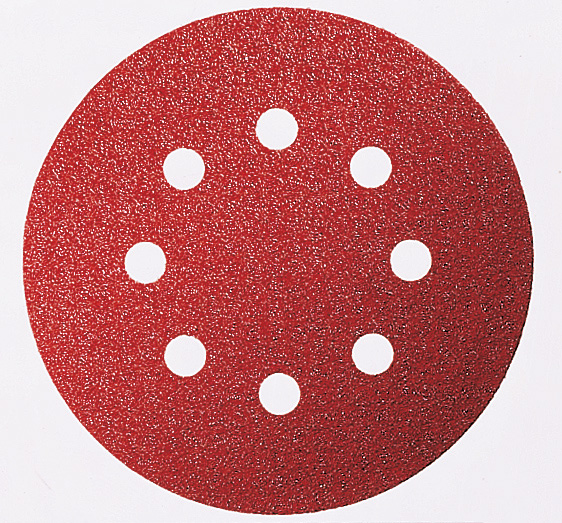 Bosch Schleifblatt C430, 125 mm, 60, 8 Löcher, Klett, 5er-Pack