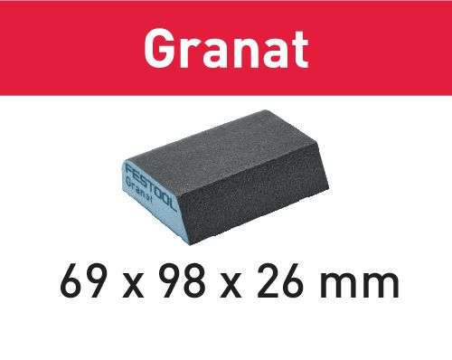 Schleifblock Granat 69x98x26 120 CO GR/6