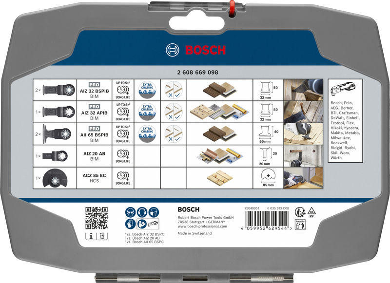 Produktbild Verpackung, Zubehör, Schleifwerkzeuge, Schleifscheiben, Holzwerkzeug, Bohrzubehör