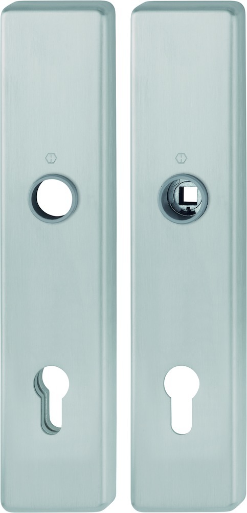 Schlossausseneinheit, Türdorbell, Schlossrosette, Keyhole-Backset, Stahloberfläche
