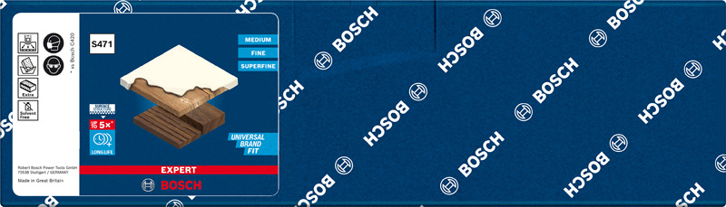 Bosch EXPERT Combi S470 Schaumstoff-Schleifblock 69 x 97 x 26 mm, fein