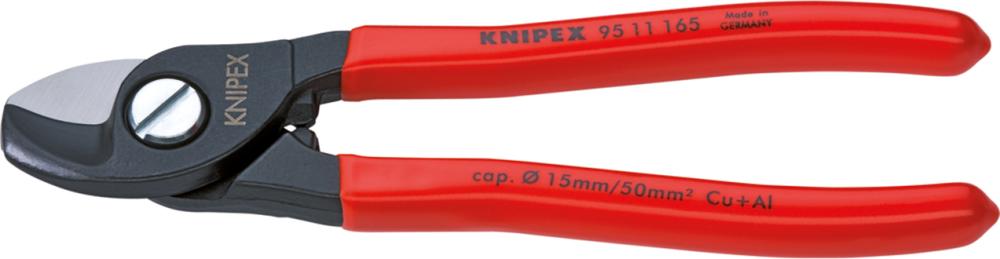 KNIPEX Kabelschere  mit Kunststoff-Griffen 165mm