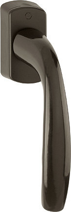 HOPPE Fenstergriff New York 0810/US10, Standard, eckig, 7/32-42,F8707,ohne Schrauben