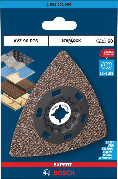 Produktbild Verpackung, Schleifpapier, Schleifsteine, Hartmetall-Schleifer, Dreieck-Schleifer, Karbid-Schleifer