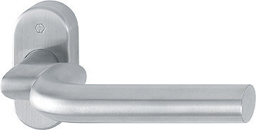 HOPPE Drücker-Halbgarnitur Bonn ohne Schlüsselrosette E150GF2/55, VK8, ohne Stütznocken, Edelstahl